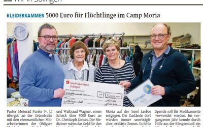 Kleiderkammer St. Sebastian spendet erneut für Moria